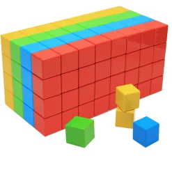 Educators Resource Geomag Magicube 128-Piece Recycled Classroom Set - Magnetic Building Blocks* Magnetic Tiles & Building Sets