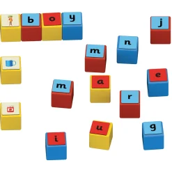 Educators Resource Geomag Magicube 79-Piece Word Building Set - Recycled Materials* Reading, Writing & Speech|Magnetic Tiles & Building Sets