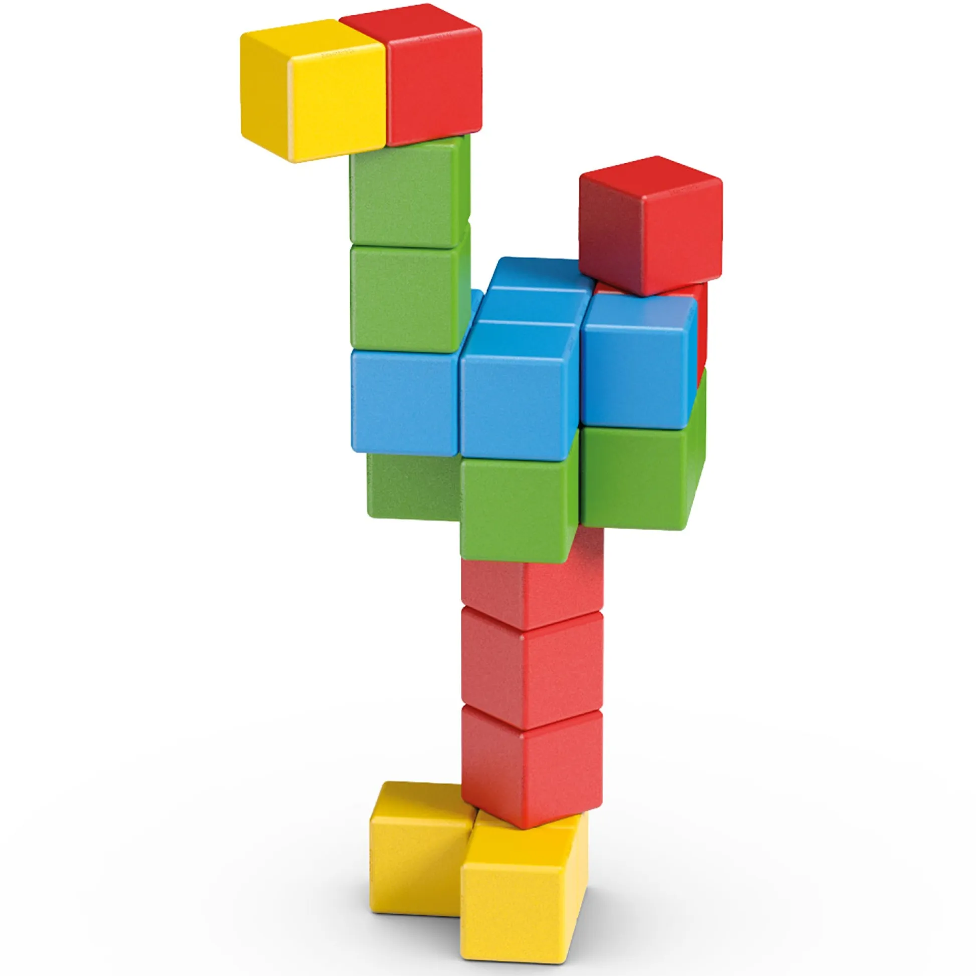 Educators Resource Geomag Magicubes 24-Piece Recycled Magnetic Building Set for Toddlers* Magnetic Tiles & Building Sets