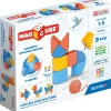 Educators Resource Geomag Magicubes 9-Piece Recycled Shapes Set - STEM Building Blocks* Magnetic Tiles & Building Sets