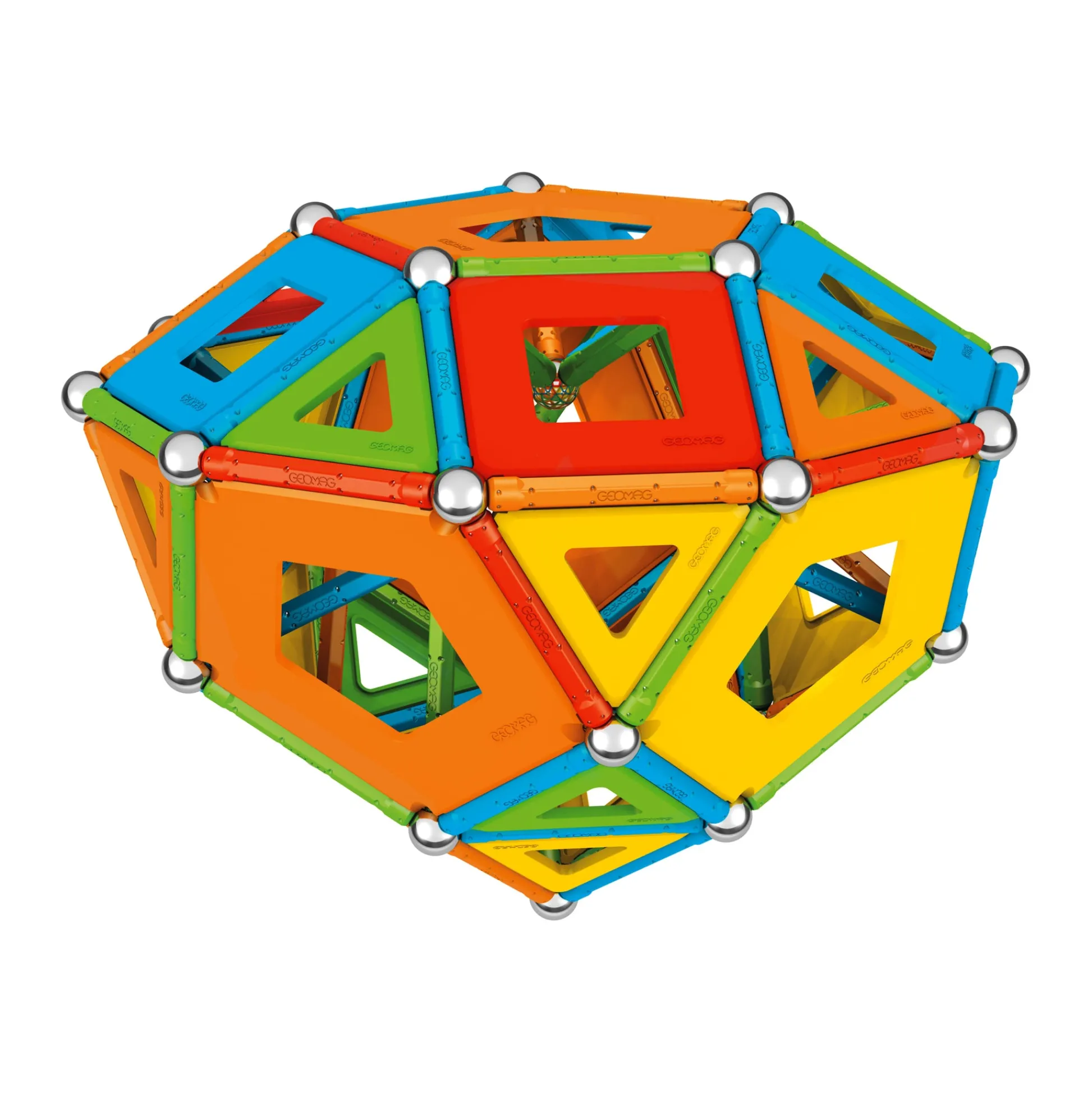 Educators Resource Geomag MASTERBOX Supercolor Recycled Magnetic Building Set - 388 Pieces* Magnetic Tiles & Building Sets