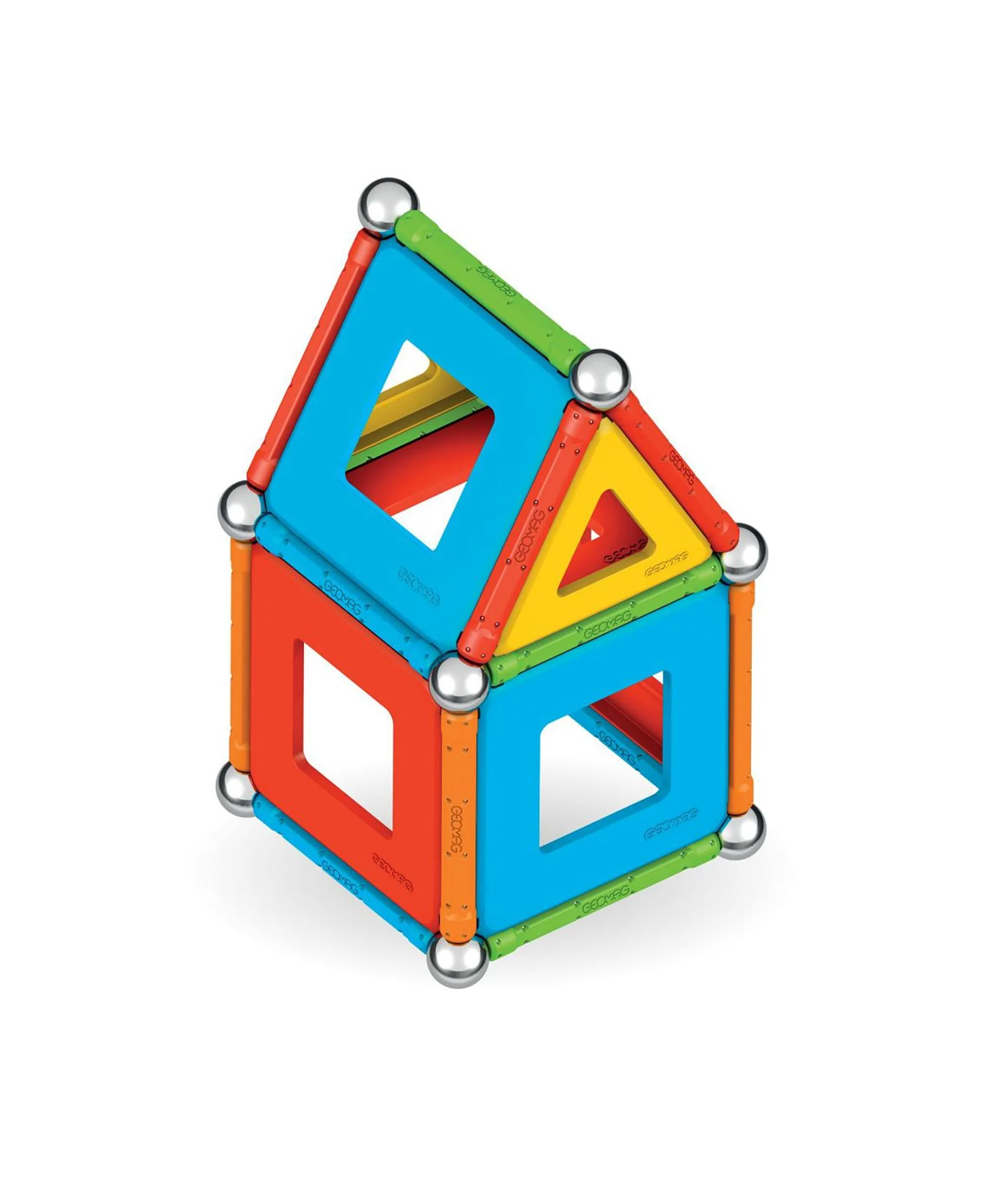 Educators Resource Geomag Supercolor Recycled Magnetic Building Set - 78 Pieces* Magnetic Tiles & Building Sets