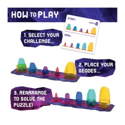 AreYouGame Geonyx Shifting Crystal Solo Logic Puzzle Game* Strategy Games|Puzzles