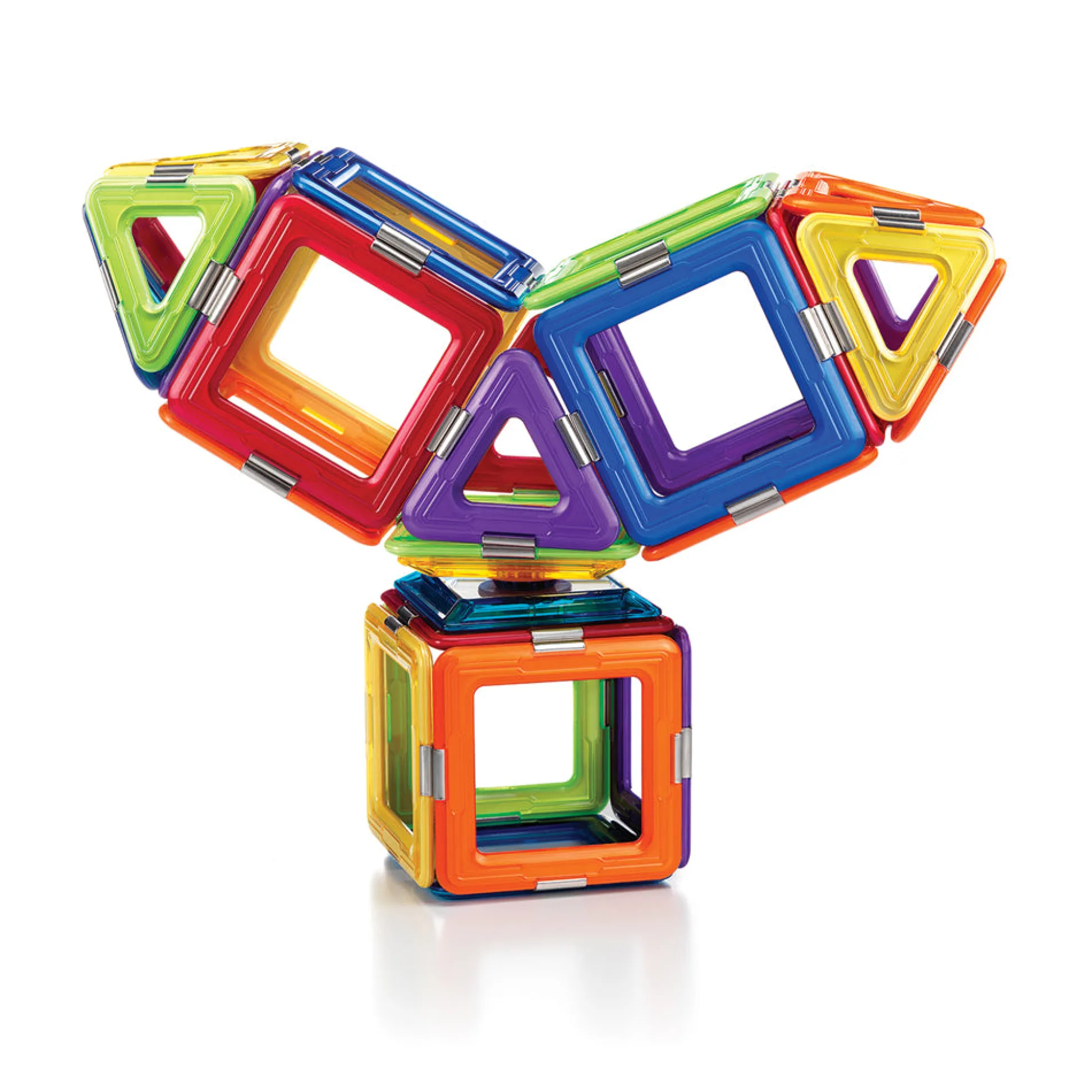 AreYouGame GeoSmart GeoSphere 31-Piece Magnetic Building Set with Spinner Base* Magnetic Tiles & Building Sets