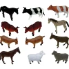 Educators Resource Get Ready Kids Delightful Farm Animals Playset, Set of 12* Preschool Figures & Playsets|Preschool Education Toys & Activities
