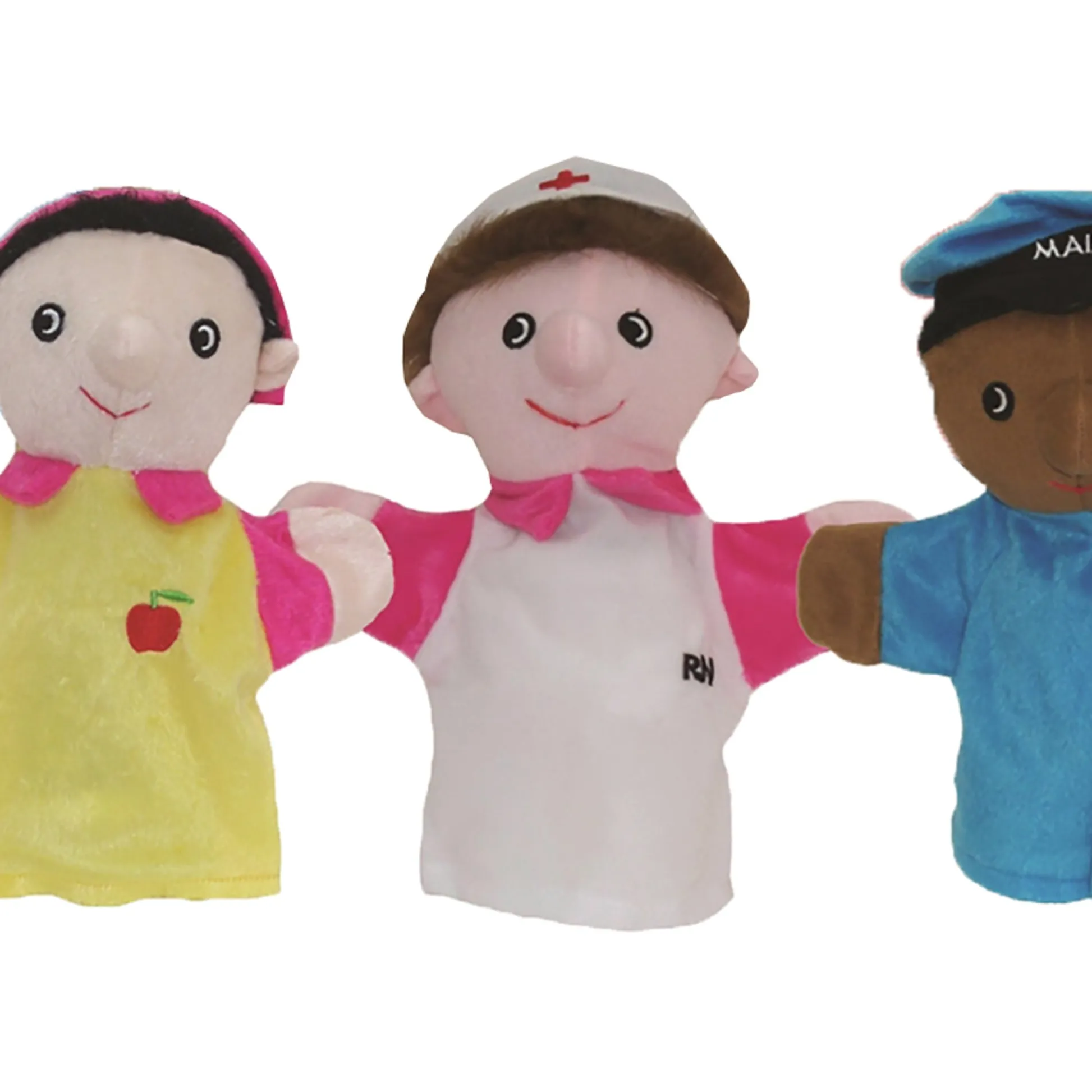 Educators Resource Get Ready Kids Multicultural Community Helper Puppet Set, 10 Pieces* Puppets & Puppet Theaters|Dress Up