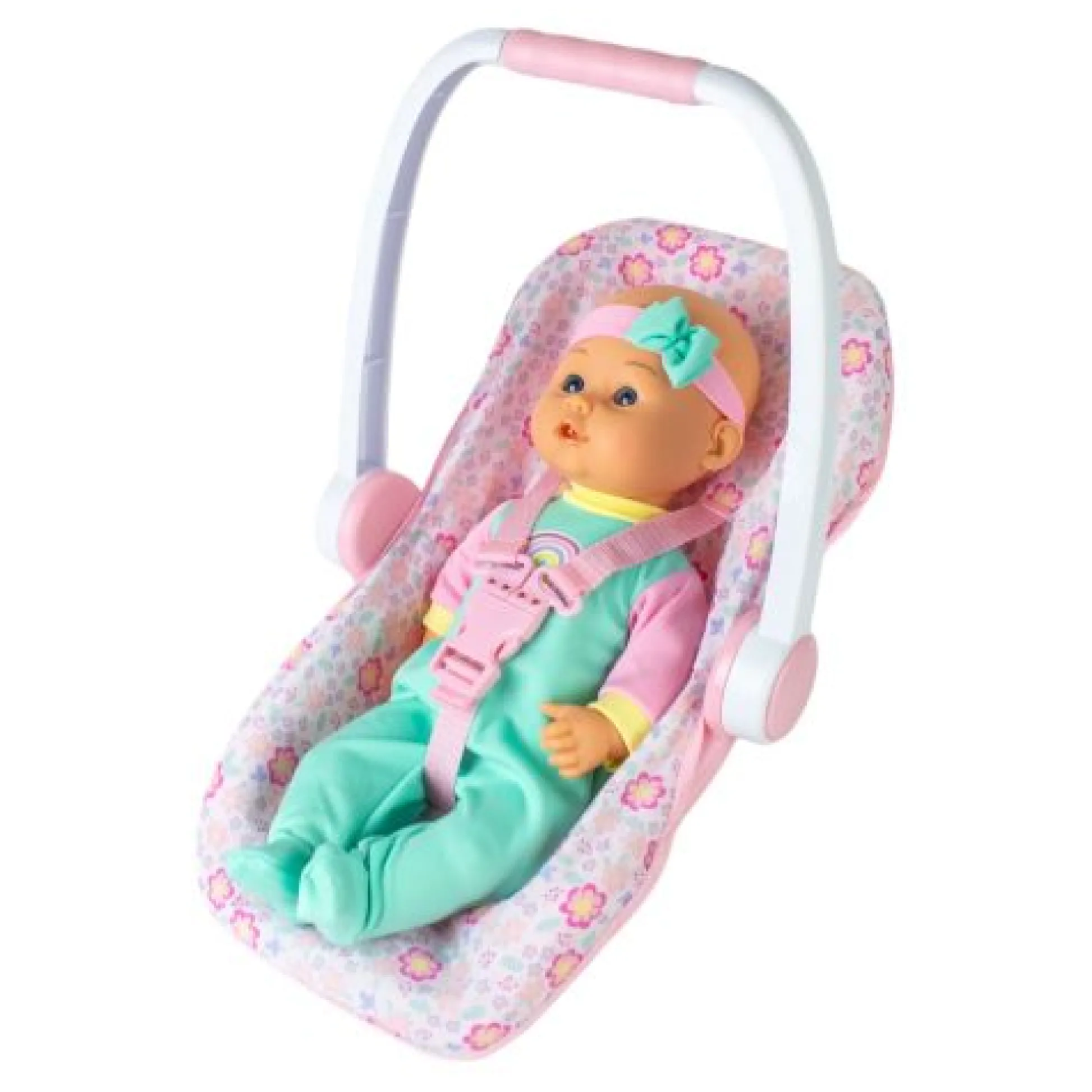 Calendar Holdings, LLC Gi-Go Toys 16 Inch Baby Doll with Plush Bear and Carrier Seat* Baby Dolls|Stuffed Animals & Plush Toys