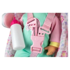 Calendar Holdings, LLC Gi-Go Toys 16 Inch Baby Doll with Plush Bear and Carrier Seat* Baby Dolls|Stuffed Animals & Plush Toys