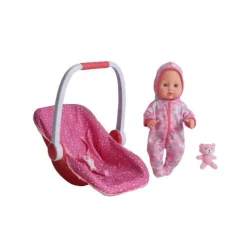 Calendar Holdings, LLC Gi-Go Toys 16 Inch Baby Doll with Plush Bear and Carrier Seat* Baby Dolls|Stuffed Animals & Plush Toys