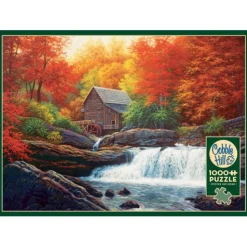 Calendar Holdings, LLC Glade Creek Grist Mill Autumn Scenery Jigsaw Puzzle - 1000 pc* Puzzles