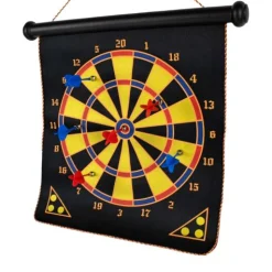 Calendar Holdings, LLC Go! Games Deluxe Magnetic Dart Board Set | 15 Inch | Family Safe Darts* Family & Entertainments Games