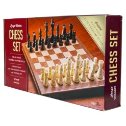 Calendar Holdings, LLC Go! Games Grand Royale Wooden Chess Set - A Timeless Strategy Game* Role-Playing Games|Board Games