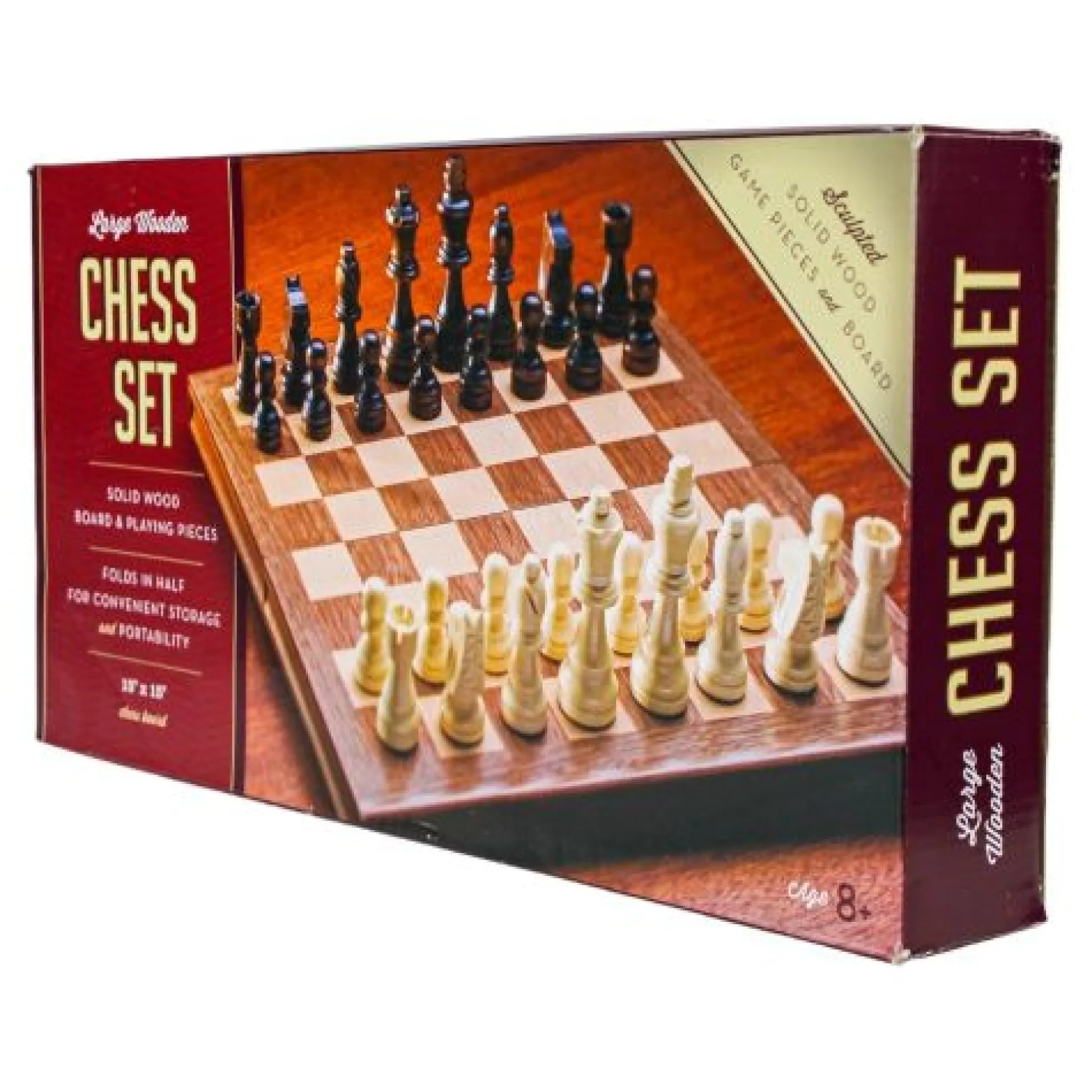 Calendar Holdings, LLC Go! Games Grand Royale Wooden Chess Set - A Timeless Strategy Game* Role-Playing Games|Board Games