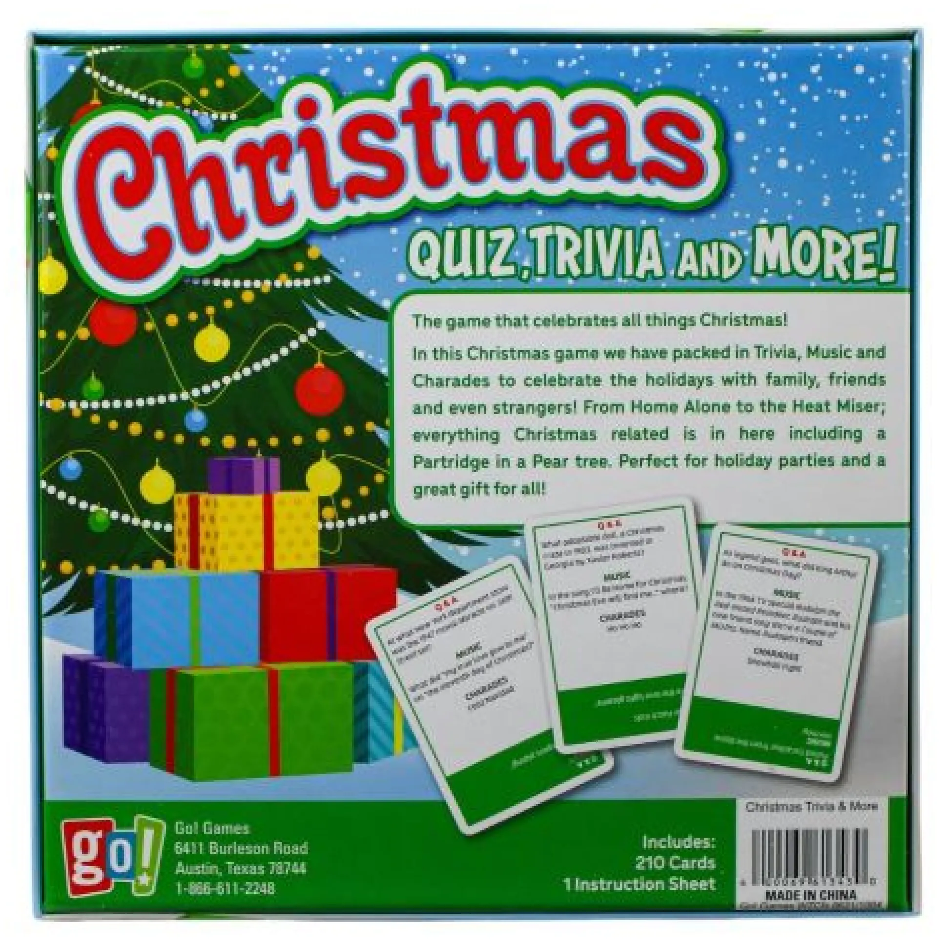 Calendar Holdings, LLC Go! Games Ultimate Christmas Trivia & More Game* Family & Entertainments Games