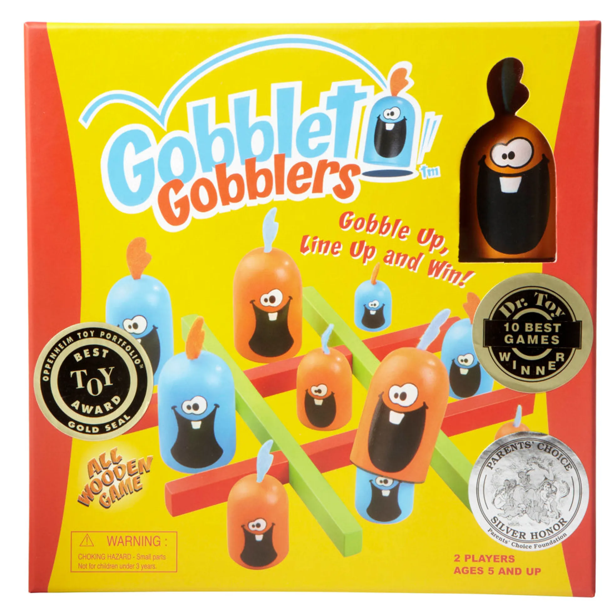 AreYouGame Gobblet Gobblers Wooden Strategy Board Game by Blue Orange* Board Games|Role-Playing Games