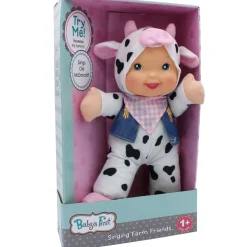 Flat River Group Goldberger Baby's First Bilingual Musical Cow Doll - Farm Animal Friends* Stuffed Animals|Stuffed Animals & Plush Toys