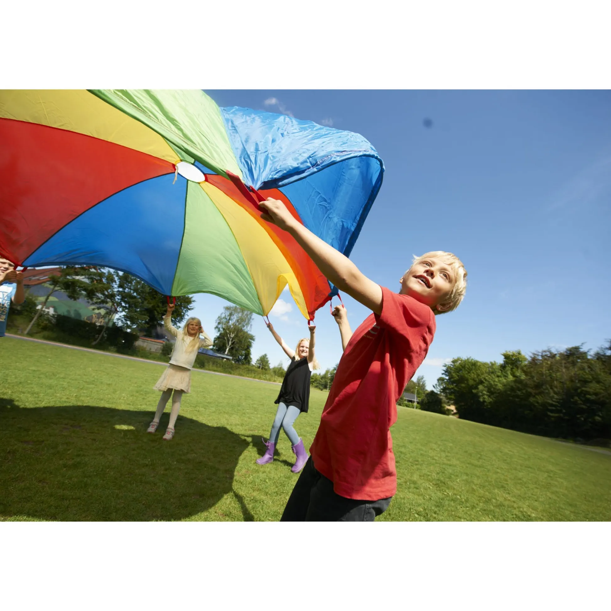 Educators Resource GONGE 6' Multi-Player Outdoor Play Parachute for Physical Education* Activities & Games