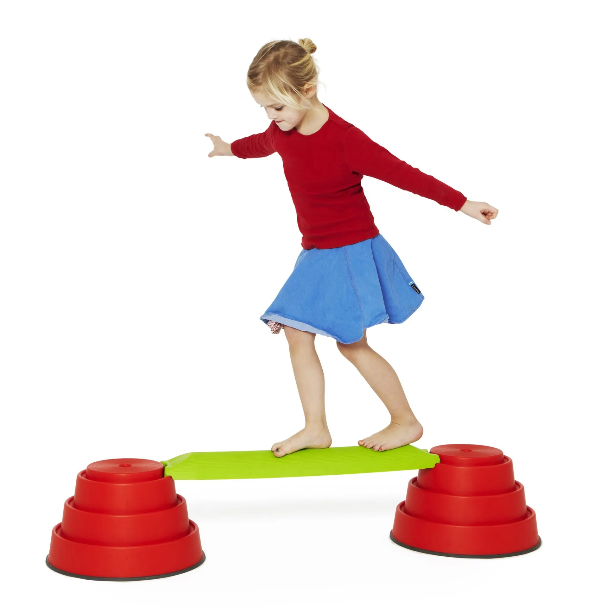 Educators Resource GONGE Build N' Balance Top24 Red - Interactive Balance Builder* Preschool Building Sets & Blocks|Preschool Education Toys & Activities