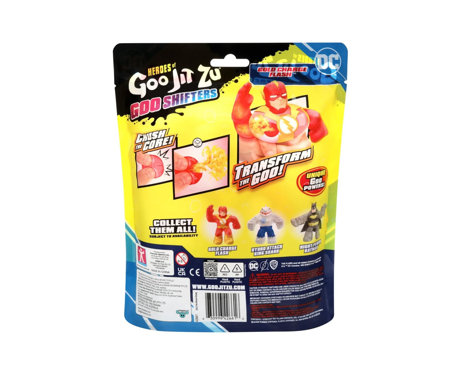 Macy's - Supplier Goo Jit Zu DC Hero Flash - Super Stretchy Hero* Action Figures