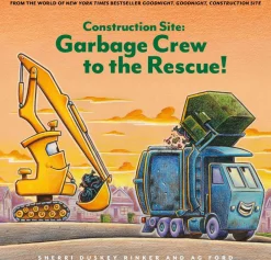 Readerlink Distribution Services Goodnight, Goodnight Construction Site: Garbage Crew to the Rescue! Hardcover Edition* Reading, Writing & Speech