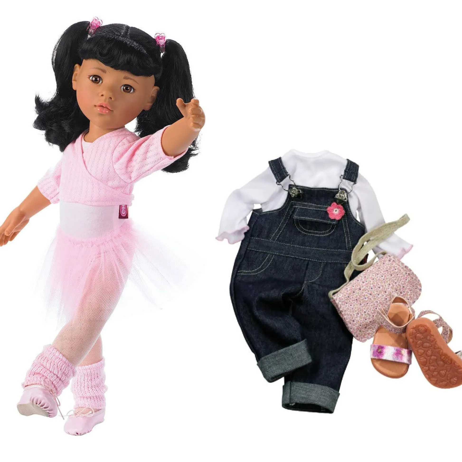 Flat River Group Gotz 19.5 inch Ballet-Themed Doll - Hannah with Black Hair and Bangs* Fashion Dolls|Stuffed Animals & Plush Toys