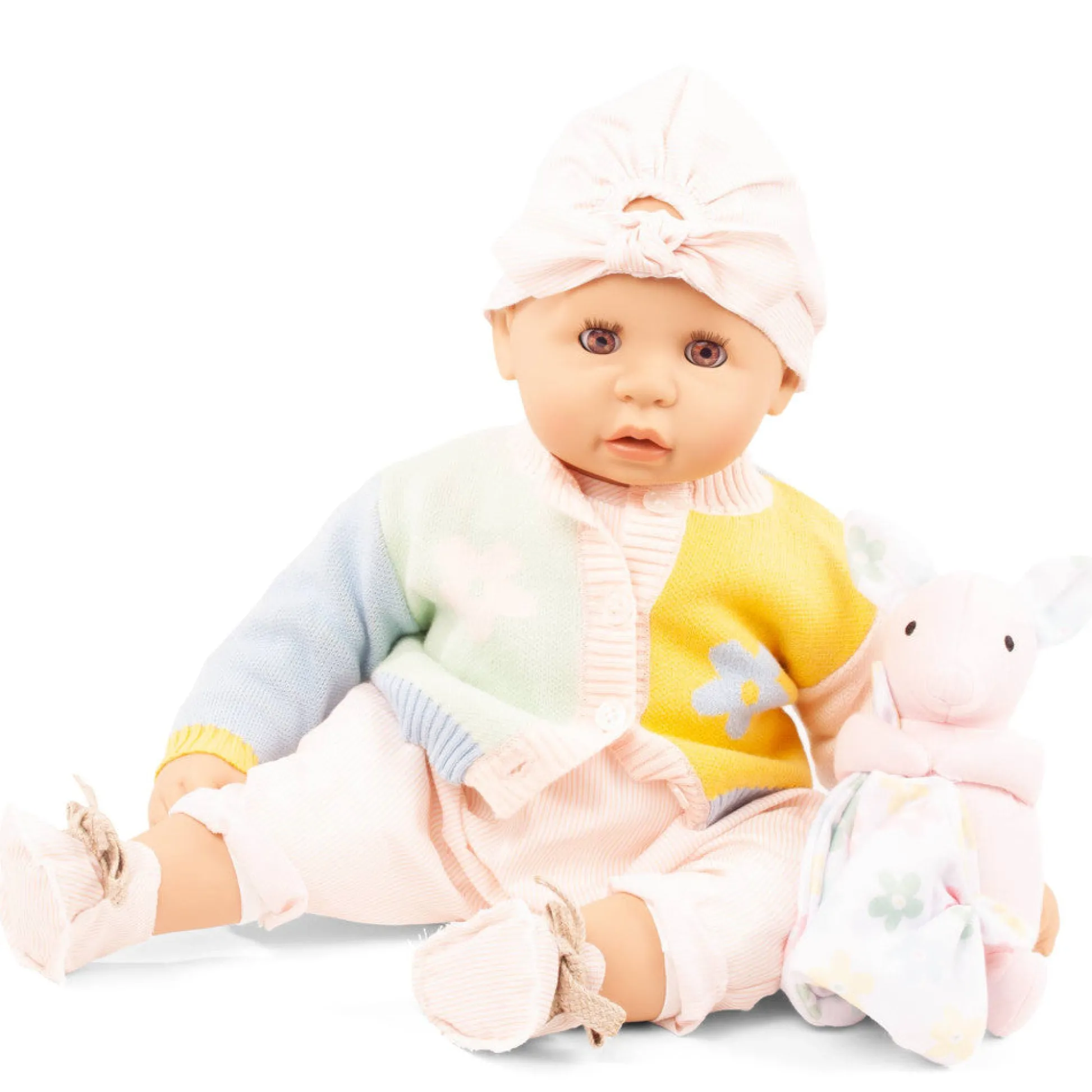 Flat River Group Gotz Cookie Fabspiel - 19" Soft Baby Doll with Pastel Outfit and Accessories* Baby Dolls|Stuffed Animals & Plush Toys