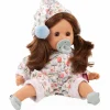 Flat River Group Gotz Cosy Aquini 13 in - Soft Cloth Brunette Bath Baby Doll* Social & Emotional Skills|Baby Dolls