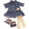 Flat River Group Gotz 18-inch Doll Outfit - Golden Coolness Denim Dress Combo* Stuffed Animals & Plush Toys