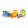 AreYouGame Green Toys Eco-Friendly 3-Piece Construction Truck Set with Play Dogs* Preschool Vehicles|Preschool Education Toys & Activities