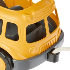 The Distribution Solutions Green Toys Eco-Friendly School Bus Pull Wagon for Toddlers* Preschool Education Toys & Activities|Preschool Vehicles