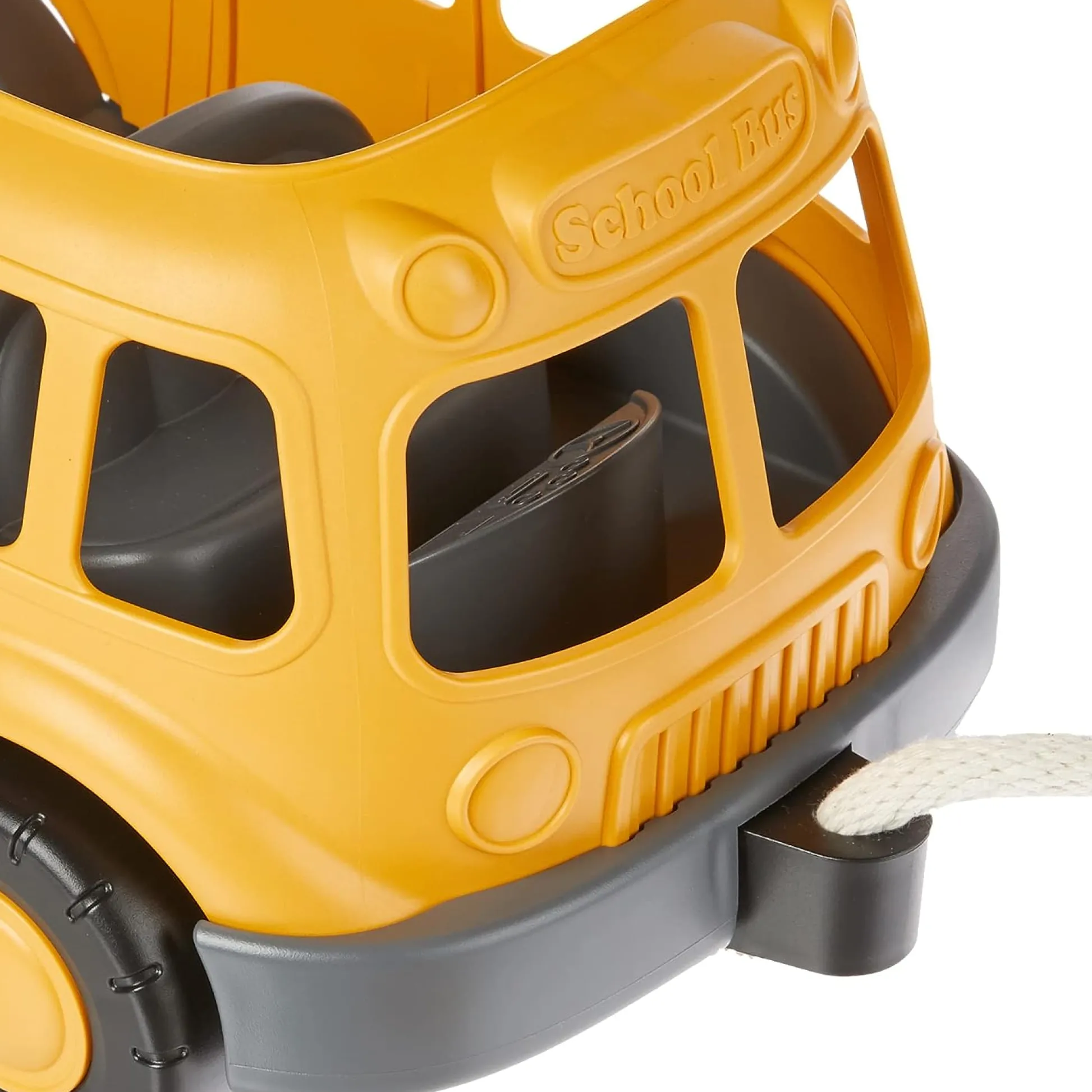 The Distribution Solutions Green Toys Eco-Friendly School Bus Pull Wagon for Toddlers* Preschool Education Toys & Activities|Preschool Vehicles