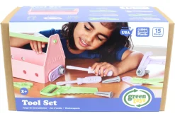 The Distribution Solutions Green Toys 15-Piece Pink Tool Set for Role Play* Tools & Workshops|Dress Up