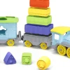 The Distribution Solutions Green Toys Stack and Sort Train - Eco-Friendly Educational Playset - Multicolor* Preschool Education Toys & Activities|Preschool Vehicles