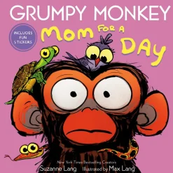 Readerlink Distribution Services Grumpy Monkey Mom for a Day - New York Times Bestselling Hardcover* Reading, Writing & Speech