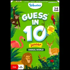 Skillmatics Guess in 10 Junior Animal World Educational Card Game* Card Games|Social & Emotional Skills