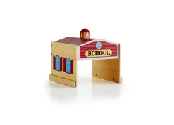 Educators Resource Guidecraft Community Buildings 6-Piece Playset - Plywood* Preschool Vehicles|Social & Emotional Skills