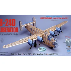 Flat River Group Guillow's Consolidated B-24D Liberator 1/28 Scale Model Kit* Model Kits