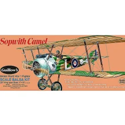 Flat River Group Guillow's Sopwith Camel 1/12 Scale Model Kit - Legendary WW1 Fighter* Model Kits