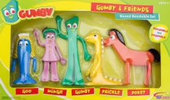 The Distribution Solutions Gumby and Friends Bendable Action Figure Set* Collectible Figures & Playsets