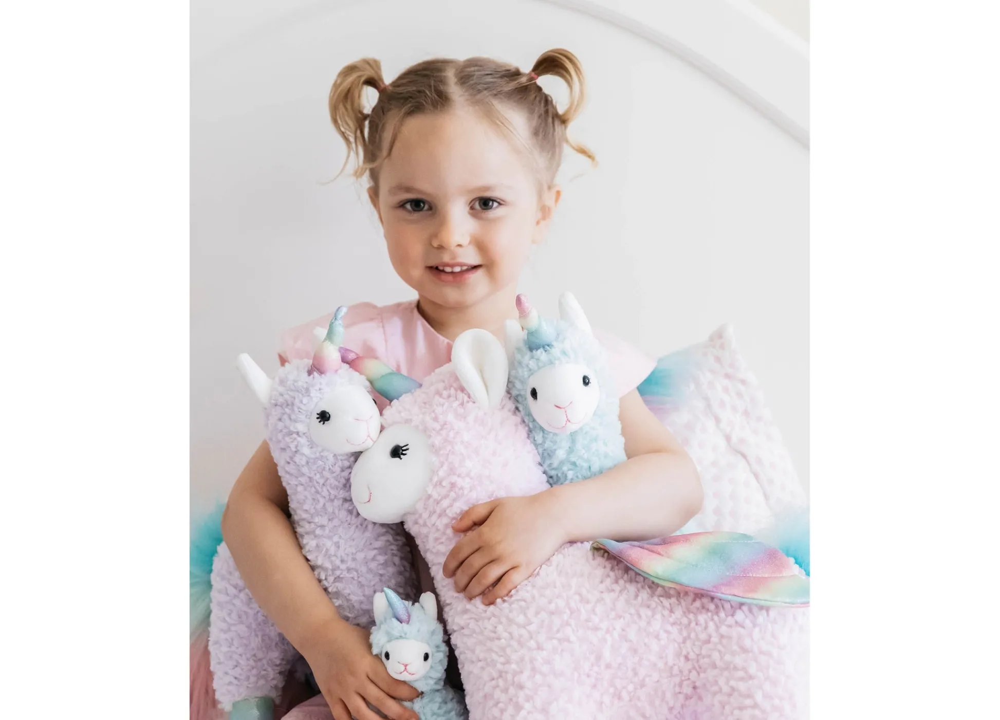 Macy's - Supplier Gund Cotton Candy 11 inch Llamacorn Plush Toy - Pastel Turquoise* Stuffed Animals|Stuffed Animals & Plush Toys