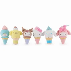Calendar Holdings, LLC Gund Sanrio 4 Inch Ice Cream Surprise Plush Keychain - Assorted Characters* Stuffed Animals|Stuffed Animals & Plush Toys