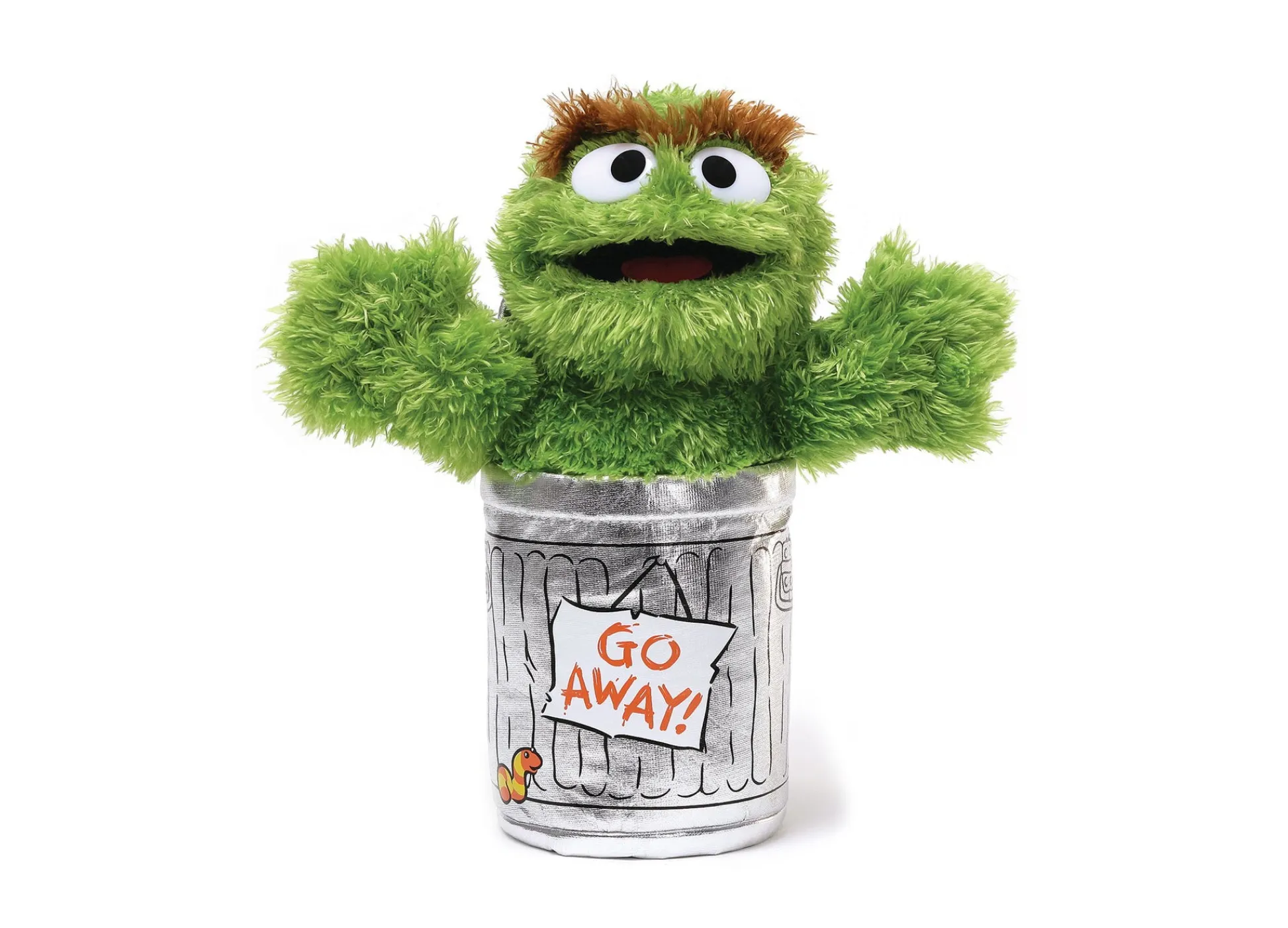 Macy's - Supplier GUND Sesame Street 10 inch Oscar the Grouch Plush with Slimey* Preschool Pals|Social & Emotional Skills