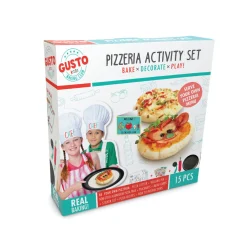 Flat River Group Gusto Pizzeria Complete Kids Baking and Decorating Playset* Kitchens & Play Food|Dress Up