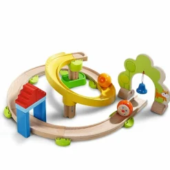 HABA USA HABA Kullerbu Spiral 26 Piece Starter Track Set - Interactive Play System* Preschool Vehicles|Preschool Education Toys & Activities
