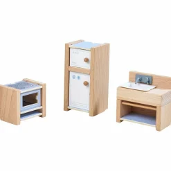 HABA USA HABA Little Friends Kitchen Room Set - Colorful Wooden Playset* Kitchens & Play Food|Social & Emotional Skills