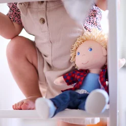 HABA USA HABA Nick 12-Inch Adventure-Ready Soft Doll with Blue Eyes* Social & Emotional Skills|Fashion Dolls