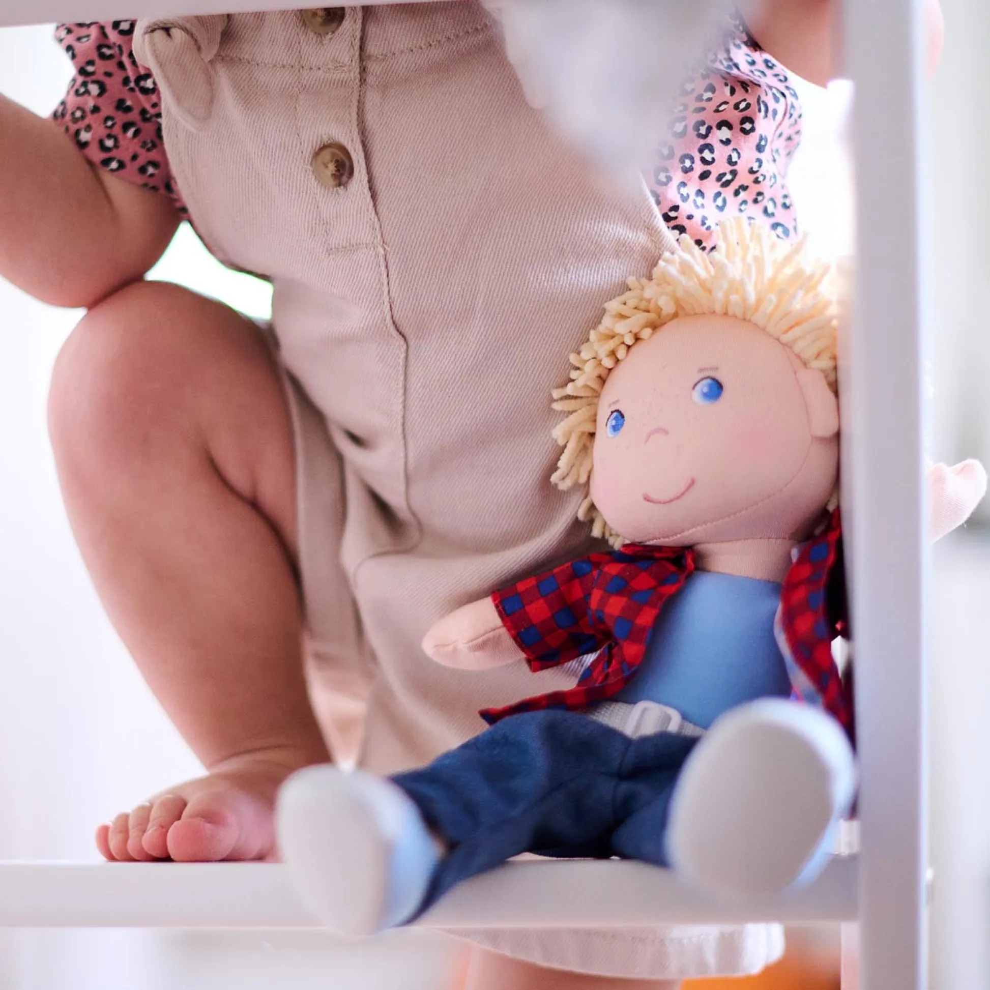 HABA USA HABA Nick 12-Inch Adventure-Ready Soft Doll with Blue Eyes* Social & Emotional Skills|Fashion Dolls