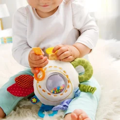 HABA USA HABA Rainbow Teether Cuddly Activity Toy – Multicolor* Rattlers & Teethers