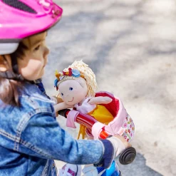 HABA USA HABA Soft Doll's Bike Seat - Flower Meadow Design, Easy Attach* Stuffed Animals & Plush Toys