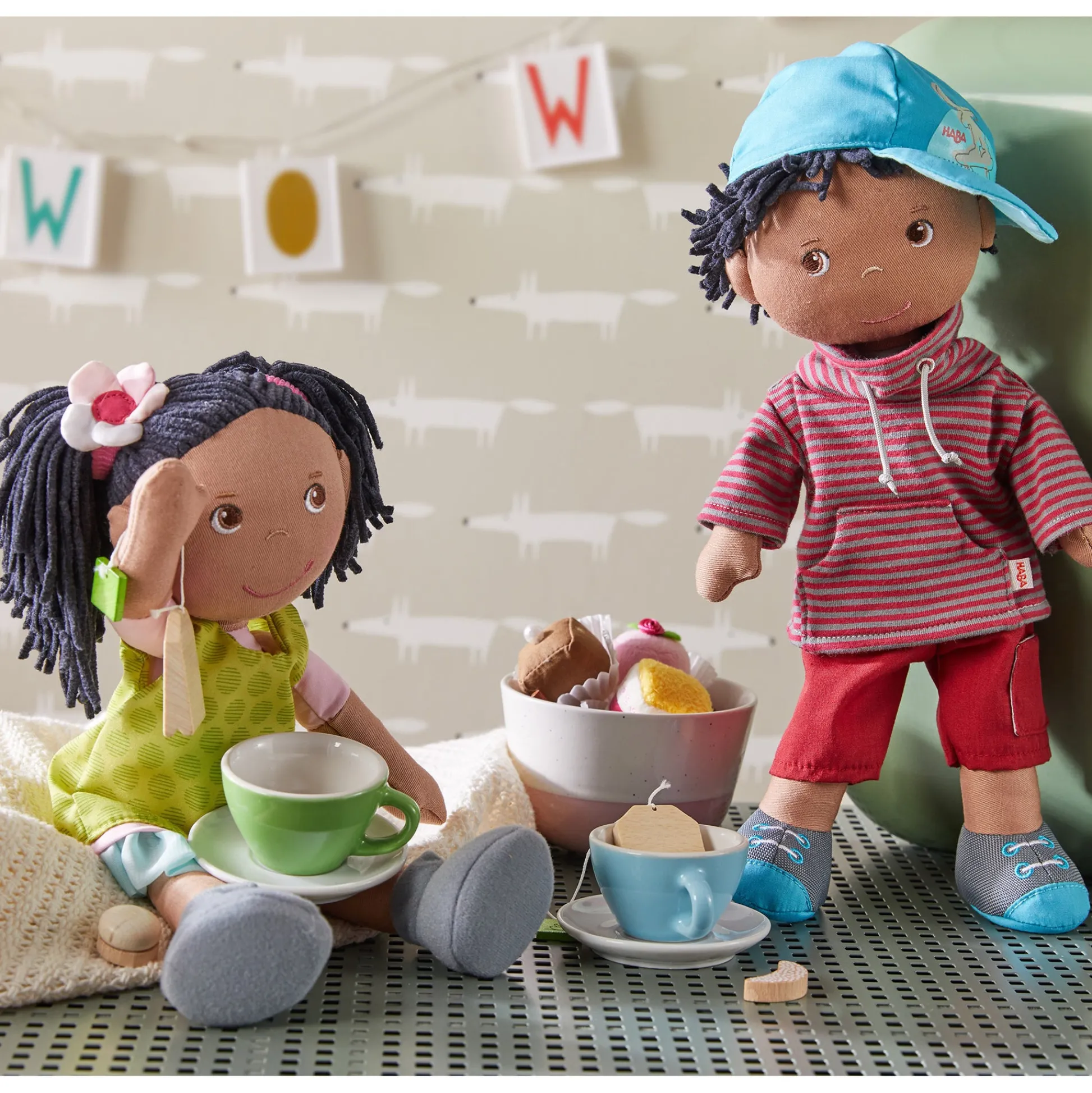 HABA USA HABA William 12-inch Soft Boy Doll with Removable Outfit* Social & Emotional Skills|Baby Dolls